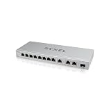 Zyxel 12ポート ウェブマネージドマルチギガビットスイッチ | 10G×3および10G SFP+ 1× [XGS1250-12]