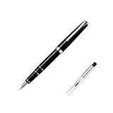 【セット】万年筆 エラボー ペン種：SEF／軸色：ブラック FE25SR-B-SEF + コンバーター CON-70N