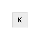 アイマーク:IM ステンシル K 文字サイズ50×40mm AST-K5040 型式:AST-K5040