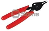 Stens 750-489 Snap Ring Pliers, 0.045' Diameter Tips, 5-3/4' Length, Convertible for Either Internal