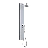 Ove OSC-26 3-Jet Shower Tower System, Stainless Steel [並行輸入品]