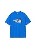 THE NORTH FACE(ザノースフェイス) 半袖 カットソー Tシャツ S/S FD Colorful Logo Cotton Tee ヒーローブルー L