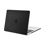 MOSISO 対応機種 MacBook Pro 13インチ ケース M2 M1 A2338 A2289 A2251 A2159 A1989 A1706 A1708 (2026 2025-2016発売)、薄型 耐衝撃 保護 対応機種 MacBook Pro M1 13インチ プラスチック ハード ケース カバー(ブラック)