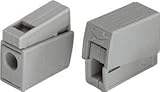 ワゴ LC-1B ライティングコネクタ ブラック 8個入 LC1BPK