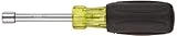 Jonard ND-6301132 Hollow Shaft Nut Driver with Cushion Gripped Ergonomic Green Handle, 11/32 Hex, 7 