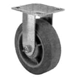 MINTCRAFT JC-T07 Plate Caster Thermoplastic Rubber Rigid, 8-Inch by 2-Inch by Mintcraft