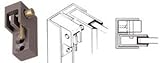CRL DuranodicブロンズRight Handedウィンドウキャッチfor pass-thru Windows – d53durh