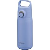 【パッキン一体型】 タイガー魔法瓶(TIGER) 水筒 500ml ワンプッシュ ステンレスボトル ハンドル付き 保冷 保温 軽量 洗いやすい BPAフリー モルフィラブルー MTA-J050AH