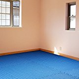 低臭 ジョイントマット カラー 18枚組　大判60cm 厚み2cm EVA樹脂 弾力性 防音性 保温性 耐久性 (ブルー)