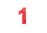 (Red, 150 mm) - Bulk Hardware BH04976 High Visibility Self Adhesive Plastic Reflective Mailbox, Hous