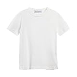 [LSMUDKINGDOM] tシャツ キッズ 無地 白 丸首 半袖シャツ 8色展開 綿100 子供服 男の子 女の子 140