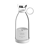 PUERI ジューサー ブレンダー ポータブル ジューサーミキサー 350L 小型 USB充電式 電気フルーツジューサー 4枚刃 高効率 操作簡単 洗いやすい 野菜 果物 離乳 ジュース 栄養補充 持ち運び便利 携帯用 旅行 出張 オフィス ピクニック キャンプ アウトドア