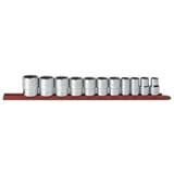 11pc 1 / 2 " Dr 12pt標準SAEソケットセット