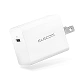 エレコム AC充電器 ACアダプター USB PD 対応 30W Type-C×1 GaN(窒化ガリウム) ホワイト EC-AC04WH