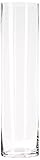 WGV Clear Cylinder Glass Vase 4 by 16-Inch [並行輸入品]