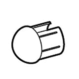 ロイヤル ガードラインエンドキャップ 透明樹脂 GLE