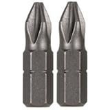 Vermont American 15307 Type Phillips Size Number 3 with 1-Inch Length Extra Hard Screwdriver Bit, 2 