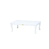 取っ手がかわいい！アンティーク調　折りたたみ猫脚テーブル　ＳＩｓｉＭＴ060004010ＷＨｉｓ