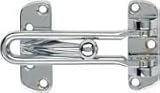 Heavy Duty 4 " Swingingバースライドボルトエントリセキュリティドアガード、クロームシルバー仕上げ