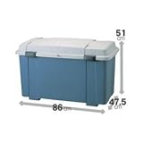フタ付きベランダストッカー 収納ボックス 【大容量 120L】 幅86cm