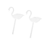 Fityle 自動水やり機　2個入り　留守　旅行　出張　スワン　簡易給水器　ガラス　鉢植え　プランター　植物鉢　