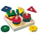 Haba Wood Shape Stacker [並行輸入品]