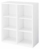 コクヨ　エディア　収納システム　高さ1050mmタイプ　上/下置き共用　2列オープン　幅900×奥行き450mm カラー:SAW（ホワイト）