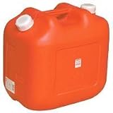 北陸土井 日本製 Japan 灯油缶ワイド 20L JISマーク付 レッド 【まとめ買い32缶セット】