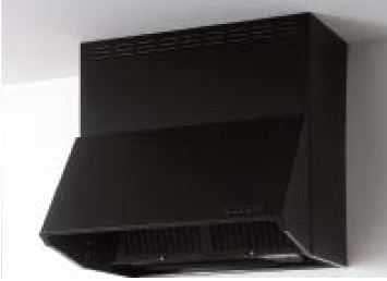 Cleanup ZRS60NBC20FKZ-E Deep Range Hood (Sirocco Fan) Frontage 23.6 inches (60 cm), Height 23.6 inches (60 cm), Black - 1