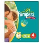 Pampers Baby Dry Size 4 (Maxi) Small Pack - 20 Nappies by Pampers