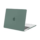 MOSISO 対応機種 MacBook Pro 13インチ ケース M2 M1 A2338 A2289 A2251 A2159 A1989 A1706 A1708 (2026 2025-2016発売)、薄型 耐衝撃 保護 対応機種 MacBook Pro M1 13インチ プラスチック ハード ケース カバー(エメラルド グリーン)
