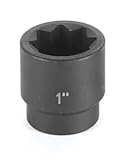 Grey Pneumatic 2532S 0.5 in. Drive X 1 in. Standard - 8 Point