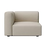 無印良品 カバー ベージュ 大 幅98cm 洗いざらしの綿帆布 アーム付 ユニットソファ用 82583816