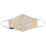 [芦屋ロサブラン] 100％完全遮光 99％ではダメなんです UVカット 立体マスク 遮光 Mサイズ 男女兼用 035545-003 (シャンパンベージュ)