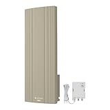 サン電子 地デジ用 平面アンテナ 水平偏波用 WG20B ウェーブゲート 20素子相当 ブースタ内蔵 (WG20B-G/グレージュ)