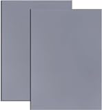 ゴム製 レーザー加工対応スタンプシート スタンプ用ソフトゴムシート A4サイズ 厚さ2.3mm 彫刻 レーザーカッター用 (薄い灰, 2枚)
