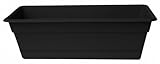 デュラコタウィンドウボックスブラックDCBT2400、12パックを24インチBloem