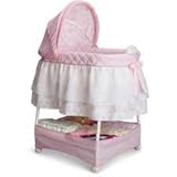Disney Princess Gliding Bassinet, Pink by Disney
