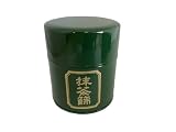 茶道具 抹茶篩缶(まっちゃふるい缶) 抹茶漉し(まっちゃこし) スチール塗缶 (緑色)