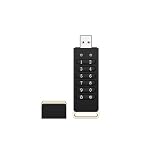 SiJJ 安全な USB ドライブ、32GB 暗号化 USB フラッシュ ドライブ ハードウェア パスワード メモリ スティック、キーパッド付き USB 3.0 ディスク フラッシュ ブラック