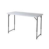 軽量 アジャストテーブル 机 昇降 幅122cm 2段階 高さ調整 リフトテーブル アウトドア キャンプ 屋外 プールサイド ビーチサイド バーベキュー テラス バルコニー ガーデン 庭 持ち運び コンパクト 収納