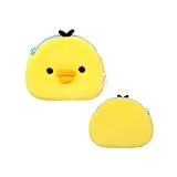 内藤デザイン研究所(Naitou Design) モフモフポーチキイロイトリ 雑貨 6歳～ サイズ約幅18㎝×奥行3cm×高さ15cm