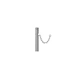 リクシル　TOEX　スペースガード（車止め）　LNＭ02　S48型　埋込式　キー付き　オプションポール（取替用）　クサリ内蔵型　『リクシル』