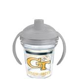 TervisタンブラーGeorgia Tech GTイエロージャケット6oz Sippy Cup withグレー蓋