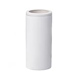 DrivEx 二層断熱 ブランクビール缶クーラー絶縁クーラーができますステンレス鋼スリム缶クーラーワインボトルカバー絶縁体 (ホワイト) [並行輸入品]