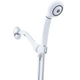 Alsons 45 3110ヨーロピアンスタイルアームマウントハンドシャワーユニット、サテンニッケル