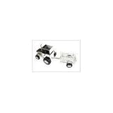 Tractor & trailer money box is silver plated-Christening Gift CG246 by WBL