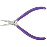 Purple Handle Round Nose Pliers Super-fine Round Nose with Spring [並行輸入品]