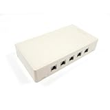 クリップターミナル式 電話用モジュラーローゼット (4芯10連) 2CM-4010T
