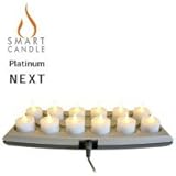 ELUX(エルックス) SMART CANDLE Platinum Next (ティーライトタイプ)業務用12ピース充電キャンドルセット SC1540-CL